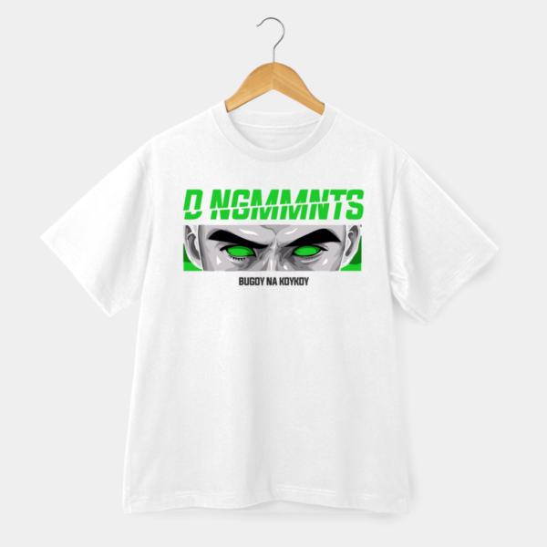 D NGMMNTS Round Neck Half Sleeve T-Shirt - White